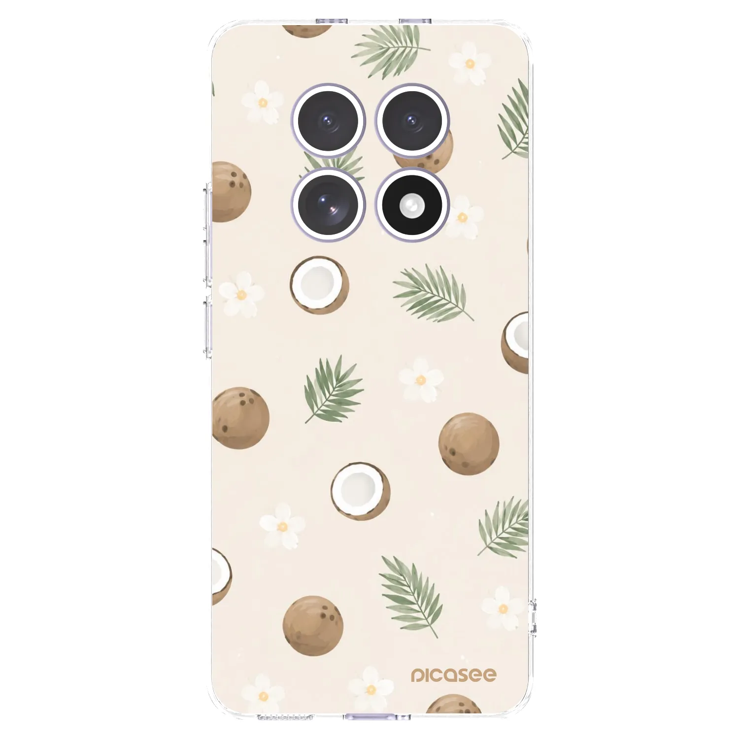 Picasee silikonový průhledný obal pro Xiaomi Redmi Note 15 - Coconut Breeze