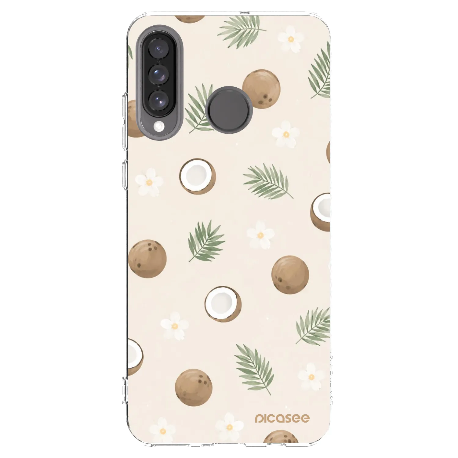 Picasee silikonový průhledný obal pro Huawei P30 Lite - Coconut Breeze