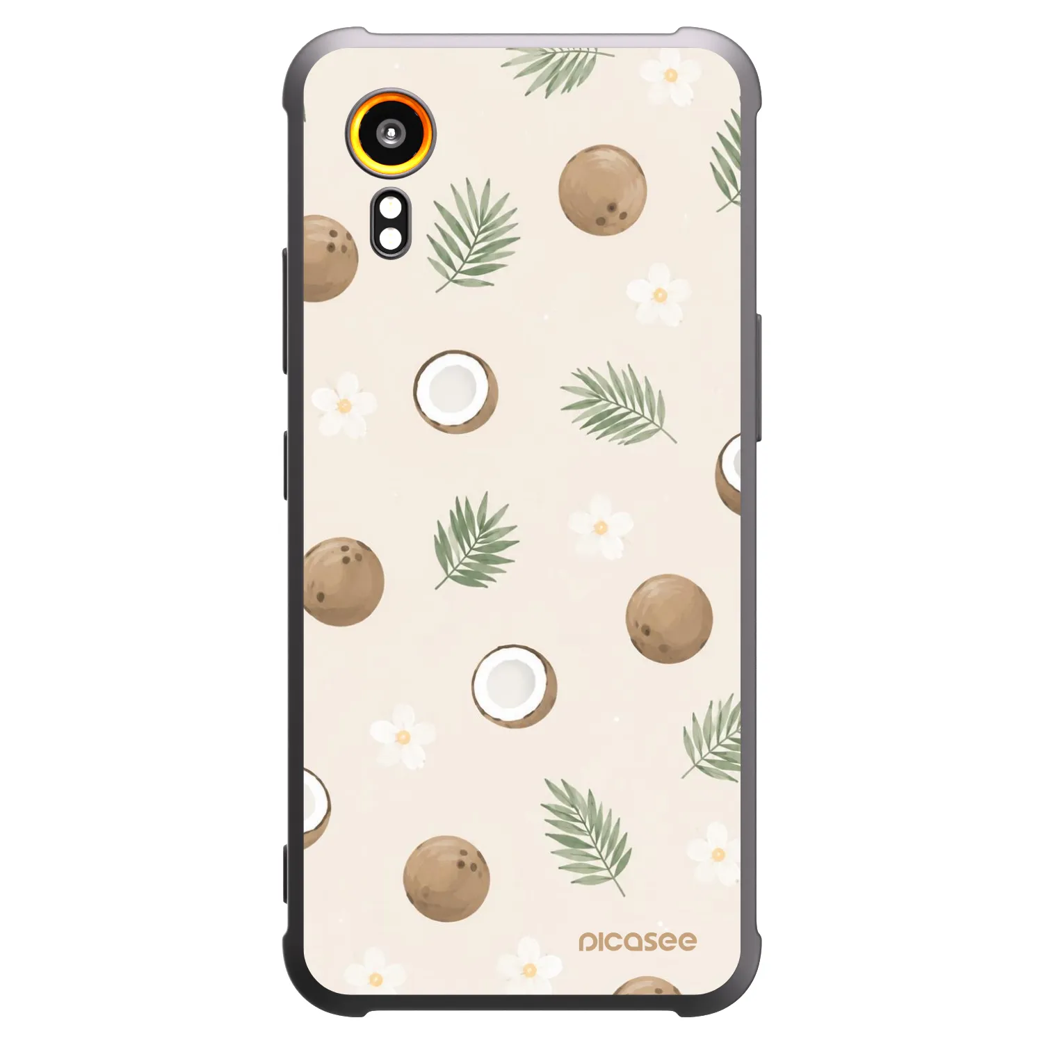 Picasee silikonový černý obal pro Samsung Galaxy Xcover 7 - Coconut Breeze