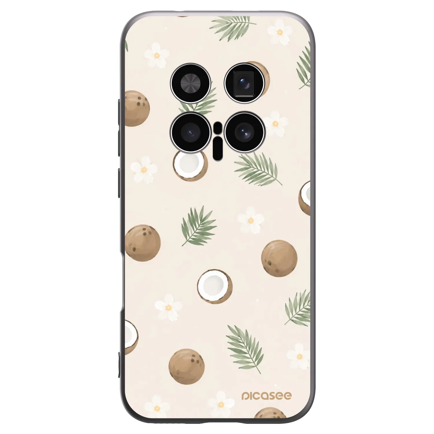Picasee silikonový černý obal pro Honor Magic8 Pro 5G - Coconut Breeze