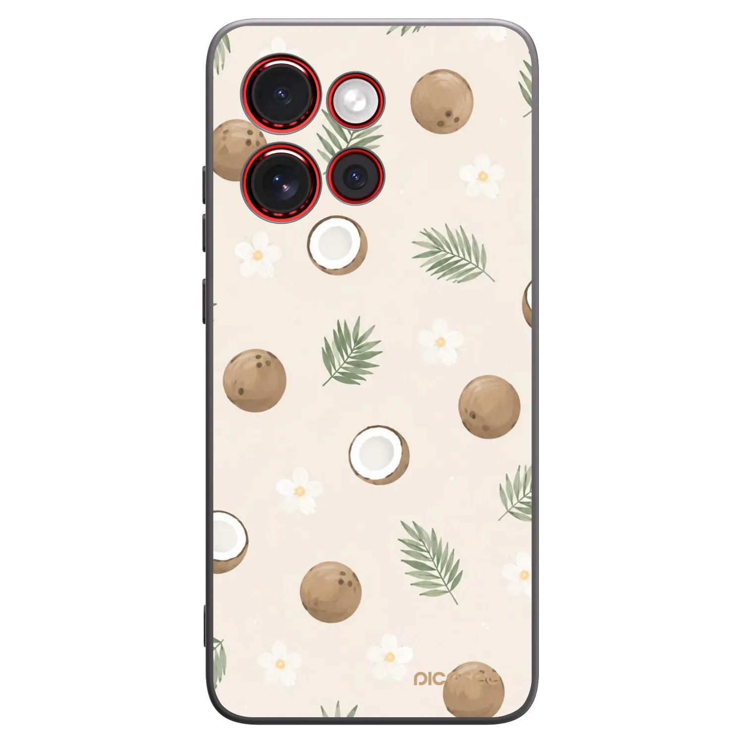 Picasee silikonový černý obal pro Motorola Edge 60 Neo 5G - Coconut Breeze