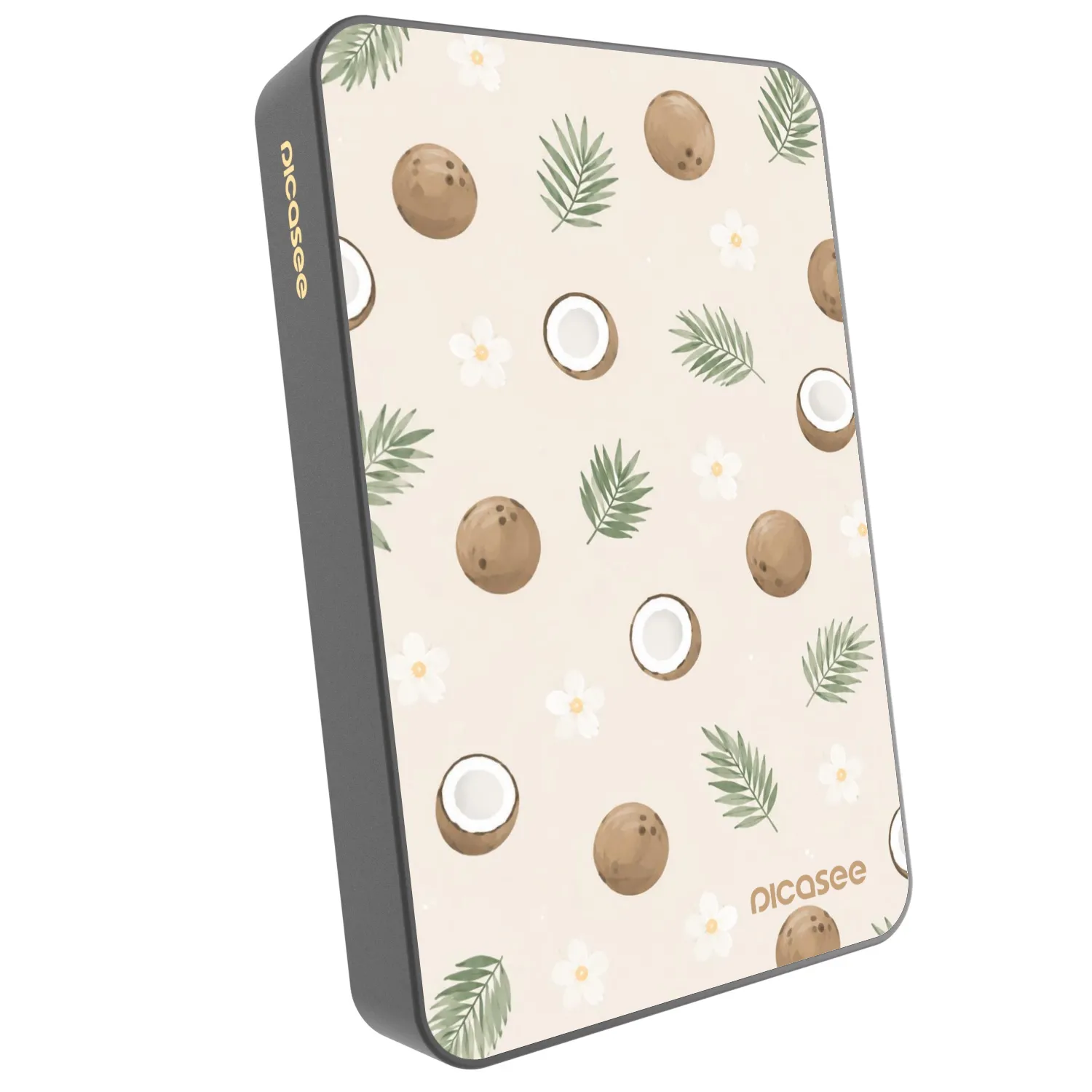 Picasee Powerbanka s MagSafe 10 000 mAh Šedá - Coconut Breeze