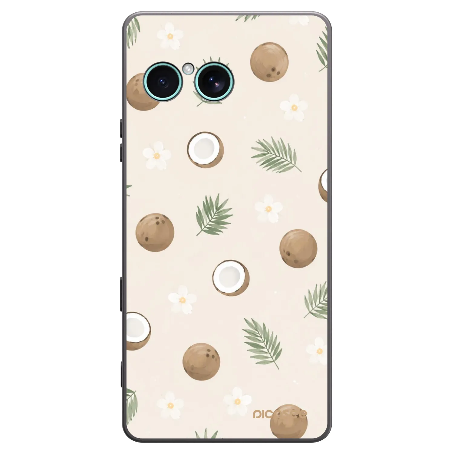 Picasee silikonový černý obal pro Sony Xperia 10 VII - Coconut Breeze