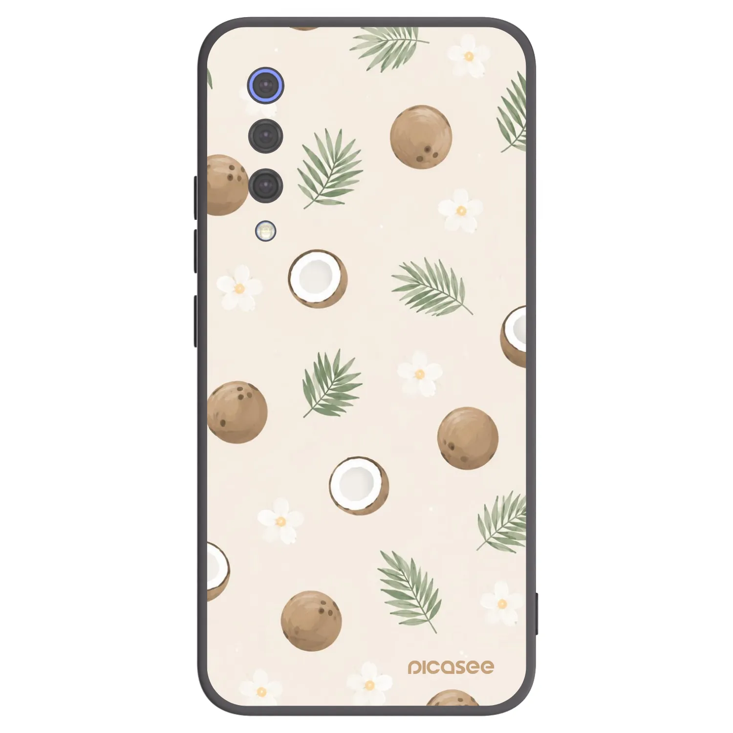 Picasee silikonový černý obal pro Xiaomi Mi 9 SE - Coconut Breeze