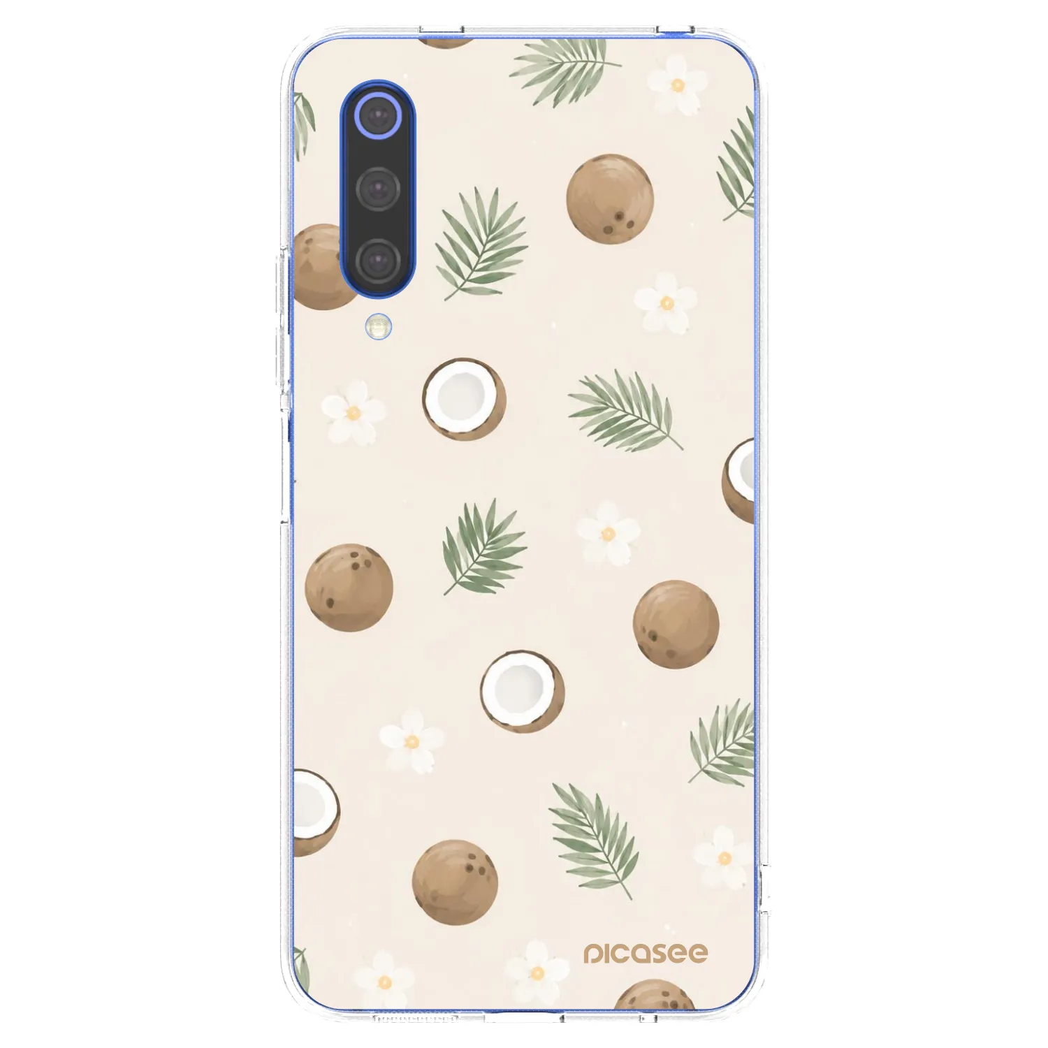 Picasee silikonový průhledný obal pro Xiaomi Mi 9 SE - Coconut Breeze