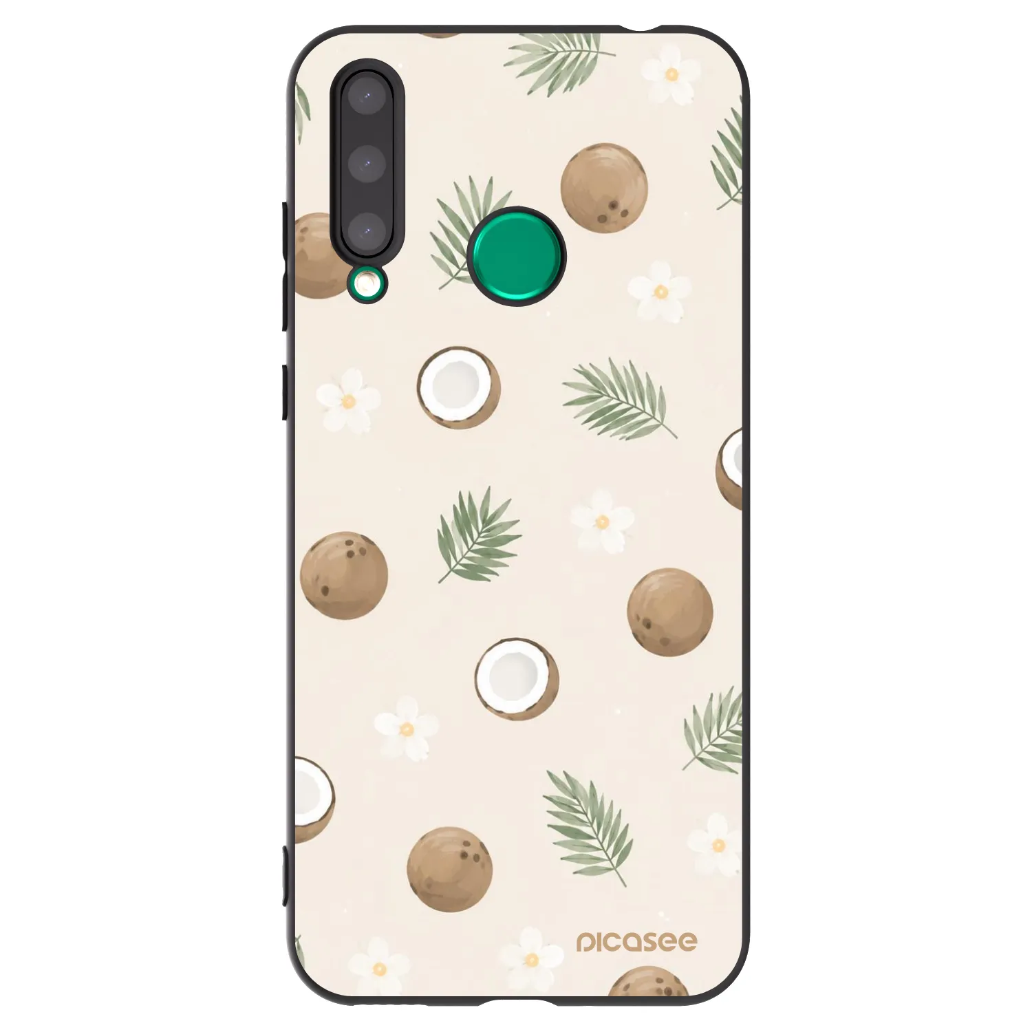 Picasee silikonový černý obal pro Honor 20 Lite - Coconut Breeze