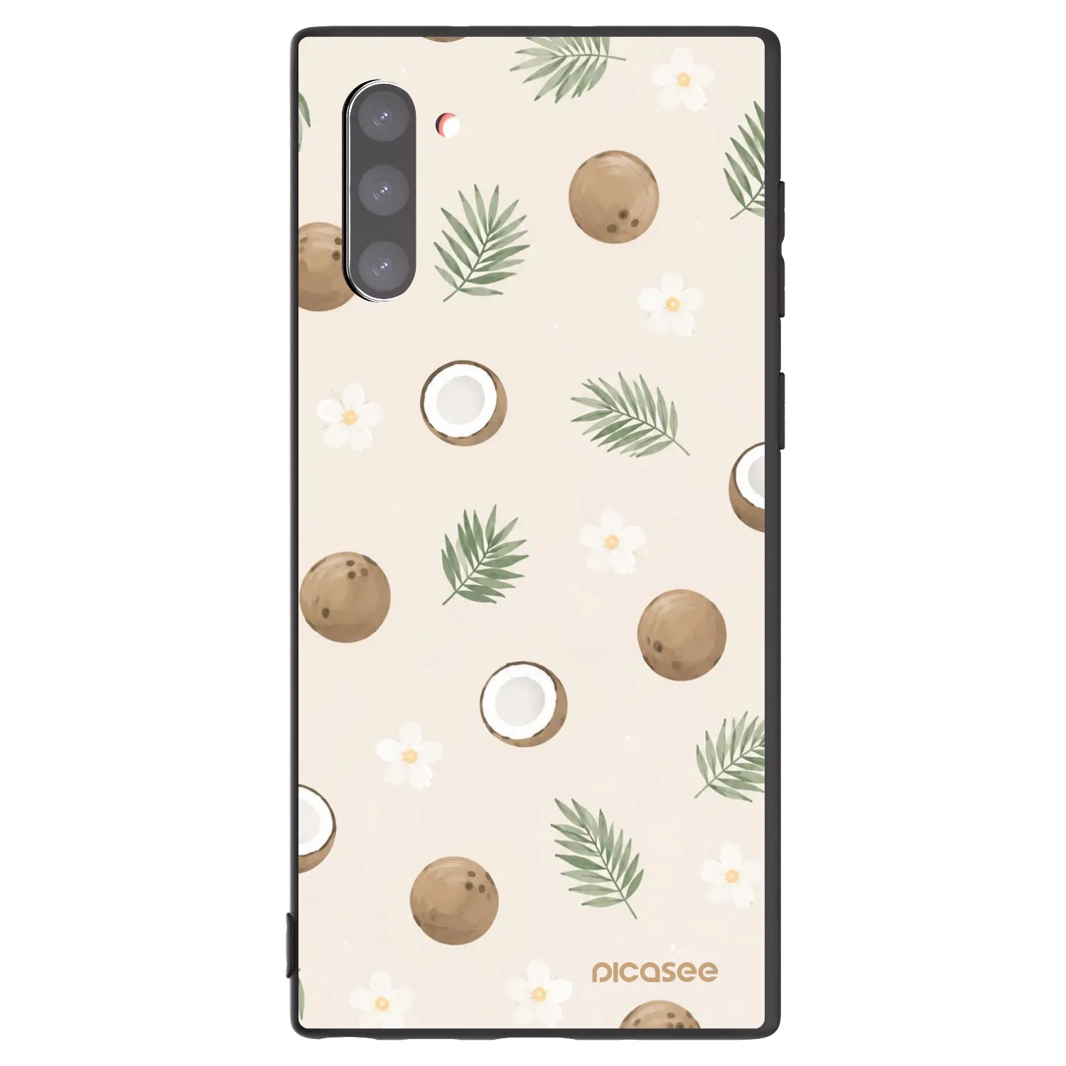 Picasee silikonový černý obal pro Samsung Galaxy Note 10 N970F - Coconut Breeze