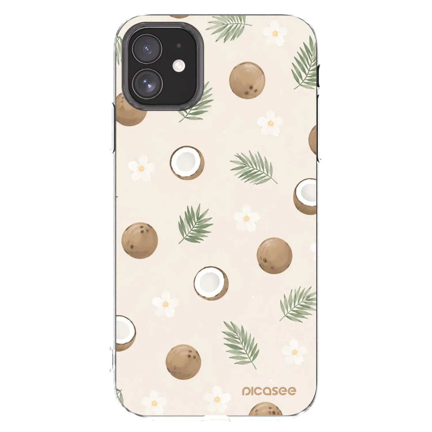 Picasee silikonový průhledný obal pro Apple iPhone 11 - Coconut Breeze