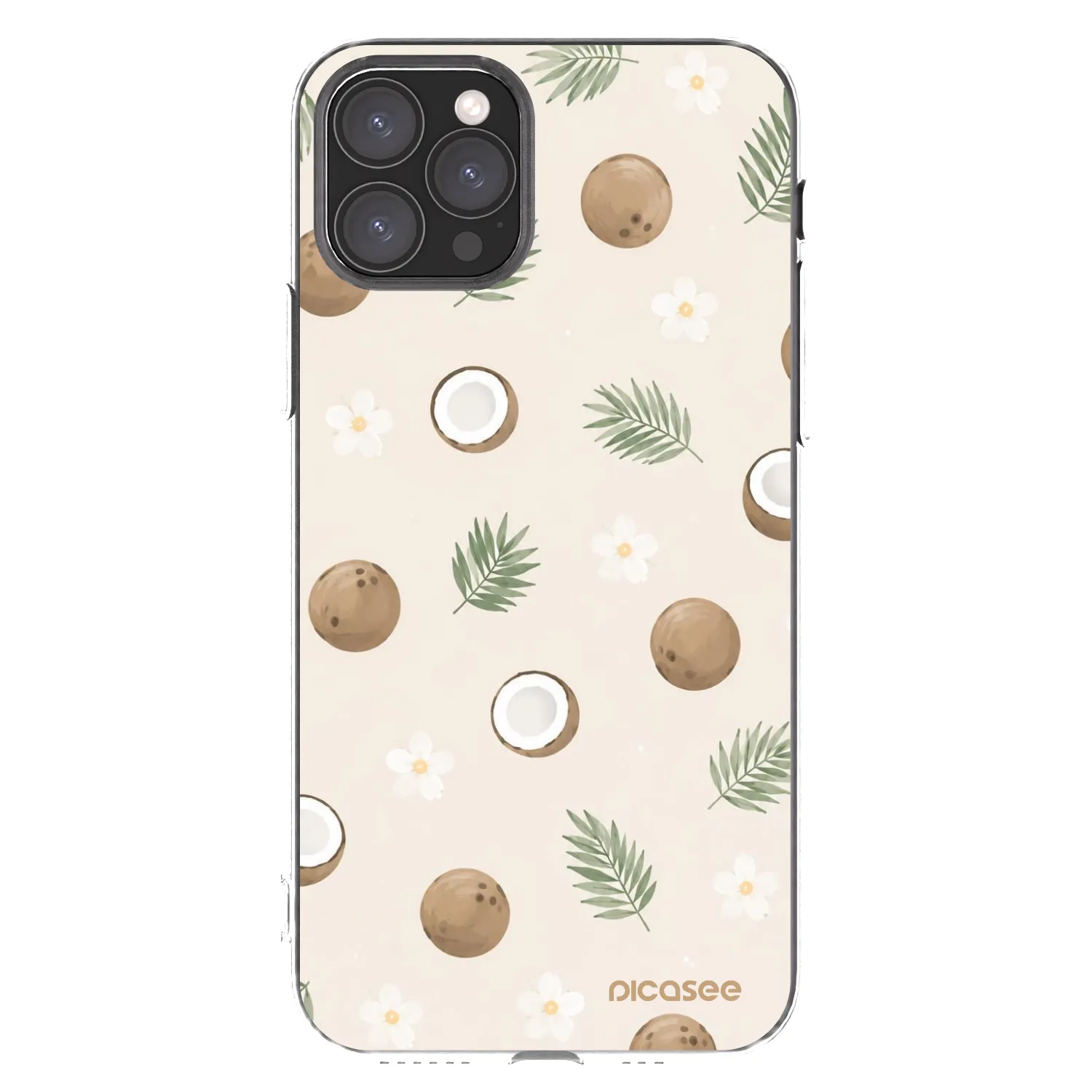 Picasee silikonový průhledný obal pro Apple iPhone 11 Pro - Coconut Breeze