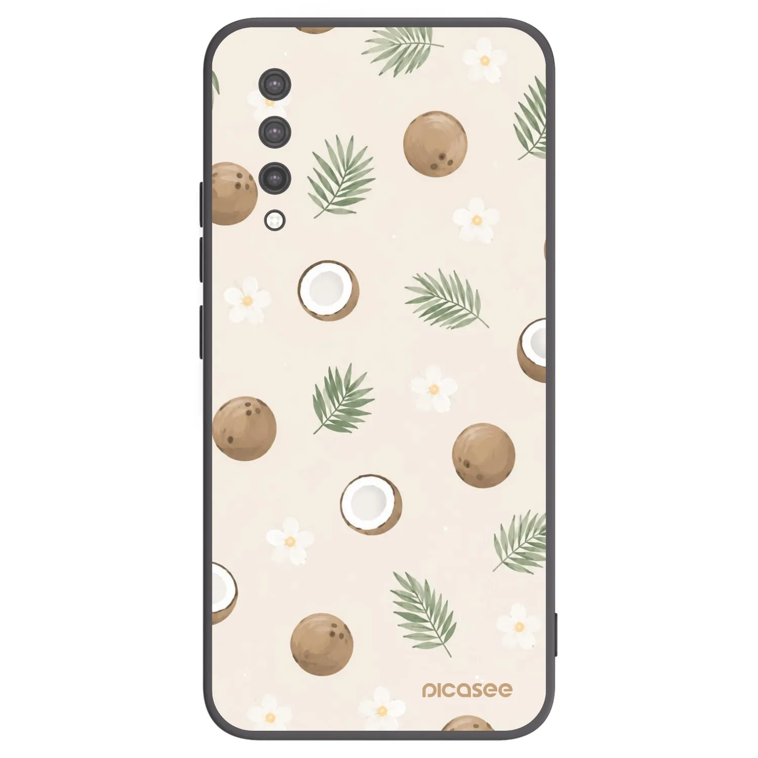 Picasee silikonový černý obal pro Xiaomi Mi 9 Lite - Coconut Breeze