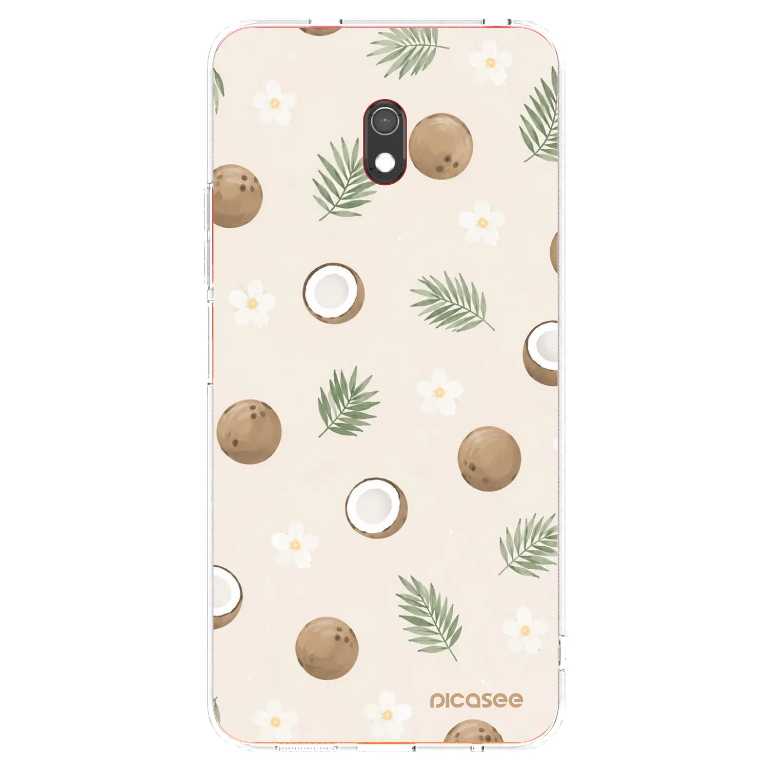 Picasee silikonový průhledný obal pro Xiaomi Redmi 8A - Coconut Breeze