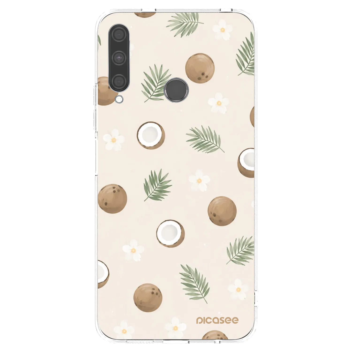 Picasee silikonový průhledný obal pro Huawei P40 Lite E - Coconut Breeze