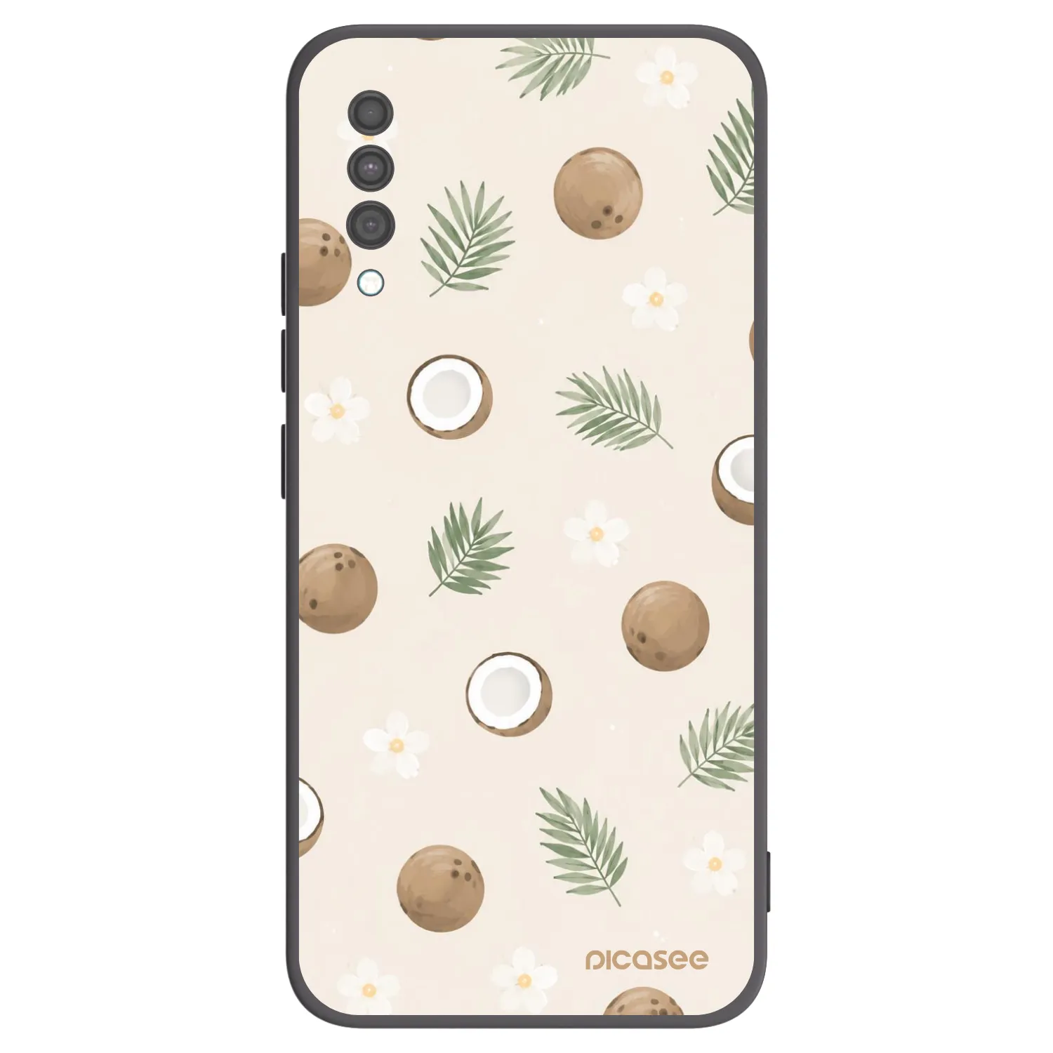 Picasee silikonový černý obal pro Samsung Galaxy A30s A307F - Coconut Breeze