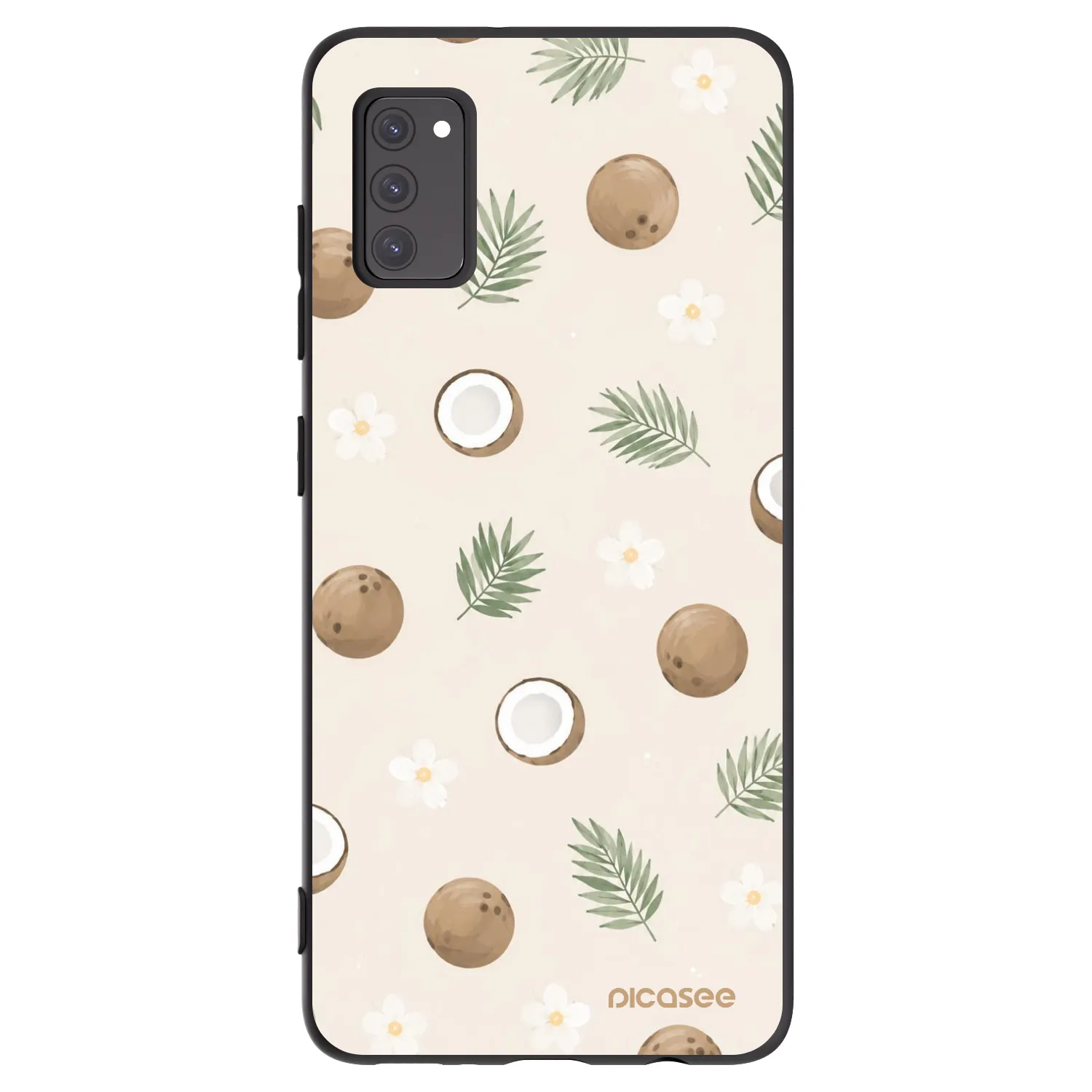 Picasee silikonový černý obal pro Samsung Galaxy A41 A415F - Coconut Breeze
