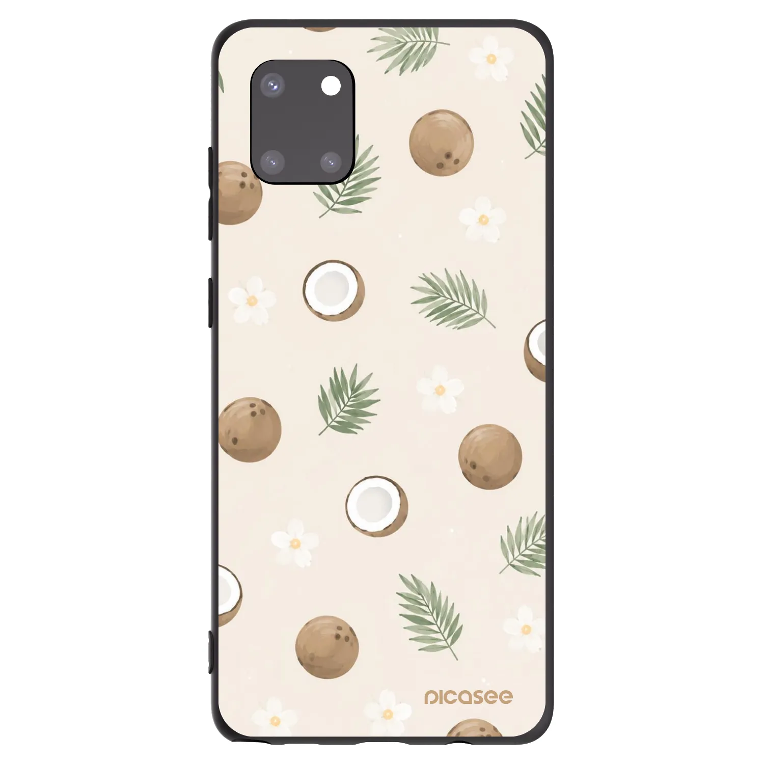 Picasee silikonový černý obal pro Samsung Galaxy Note 10 Lite N770F - Coconut Breeze