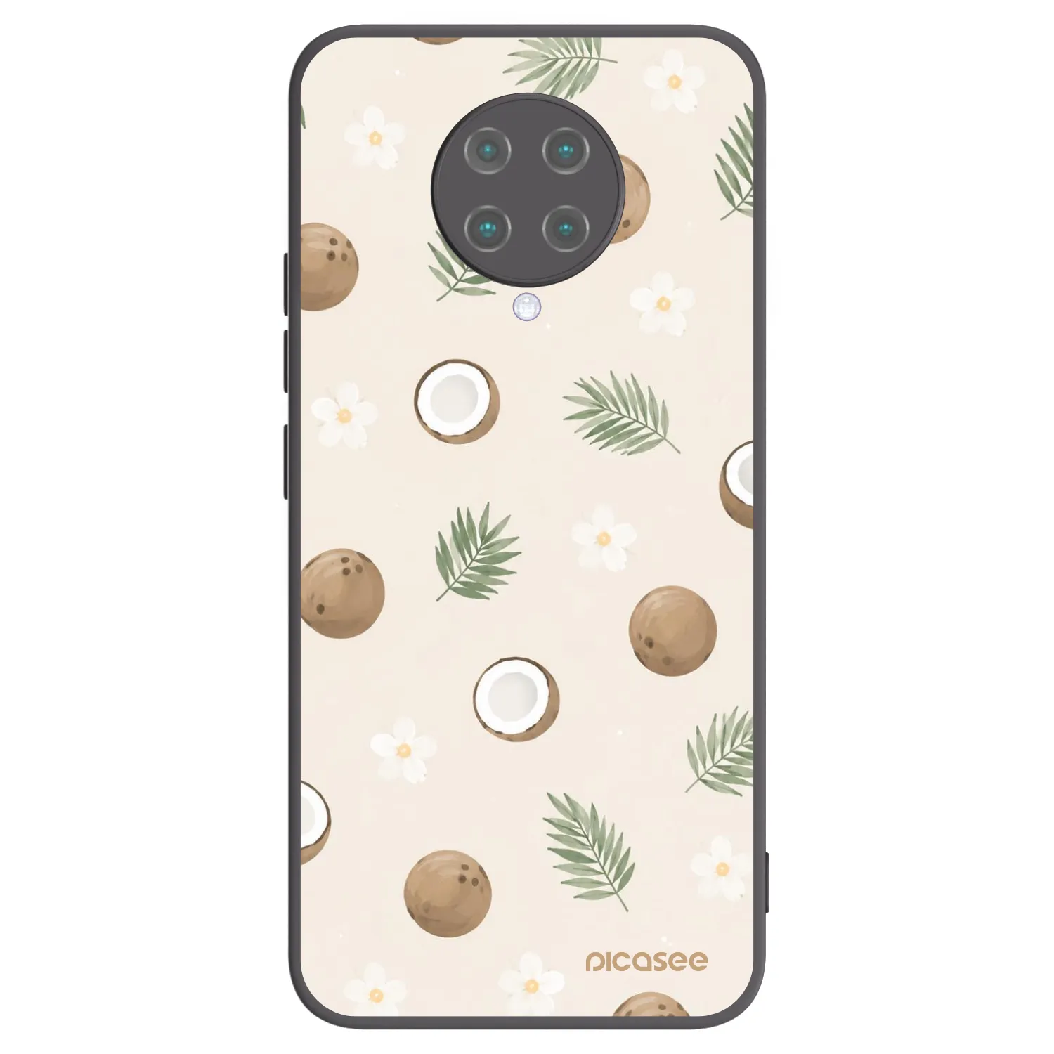 Picasee silikonový černý obal pro Xiaomi Poco F2 Pro - Coconut Breeze