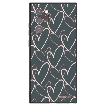 Picasee silikonový černý obal pro Samsung Galaxy Note 20 Ultra - Hodně lásky