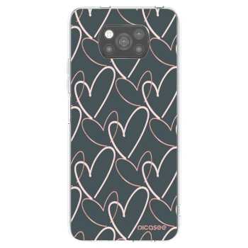 Picasee silikonový černý obal pro Xiaomi Poco X3 - Hodně lásky
