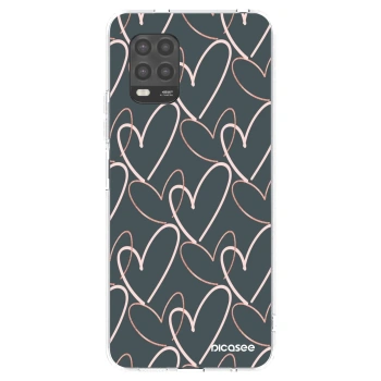 Picasee silikonový průhledný obal pro Xiaomi Mi 10 Lite - Hodně lásky