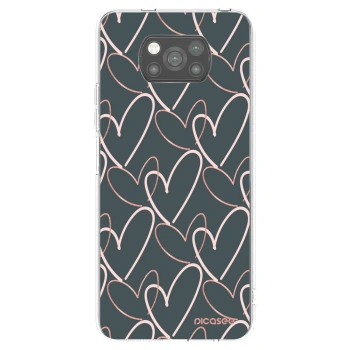 Picasee silikonový černý obal pro Xiaomi Poco X3 Pro - Hodně lásky