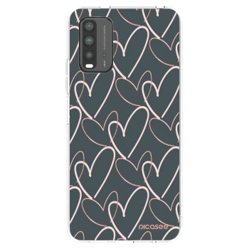 Picasee silikonový průhledný obal pro Xiaomi Redmi 9T - Hodně lásky