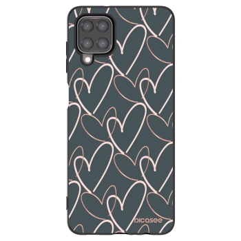 Picasee silikonový černý obal pro Samsung Galaxy M12 M127F - Hodně lásky