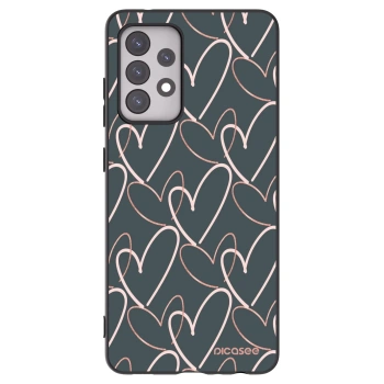 Picasee silikonový černý obal pro Samsung Galaxy A52s 5G A528B - Hodně lásky