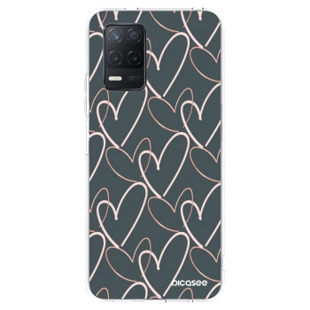 Picasee silikonový průhledný obal pro Realme 8 5G - Hodně lásky