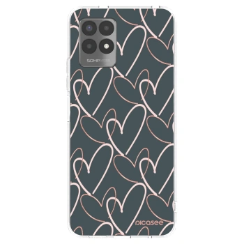 Picasee silikonový průhledný obal pro Realme 8i - Hodně lásky