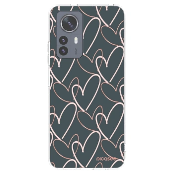 Picasee silikonový průhledný obal pro Xiaomi 12 Pro - Hodně lásky