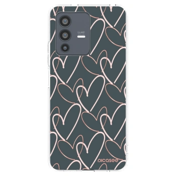 Picasee silikonový průhledný obal pro Vivo V23 5G - Hodně lásky