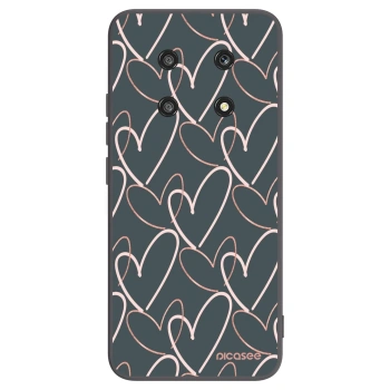 Picasee silikonový černý obal pro Honor Magic4 Lite 5G - Hodně lásky