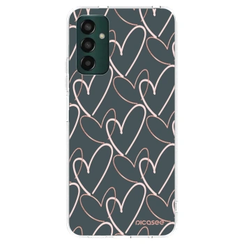 Picasee silikonový průhledný obal pro Samsung Galaxy M13 M135F - Hodně lásky