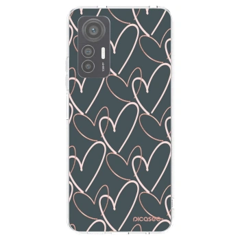 Picasee silikonový průhledný obal pro Xiaomi 12 Lite - Hodně lásky