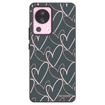 Picasee silikonový černý obal pro Xiaomi 13 Lite - Hodně lásky
