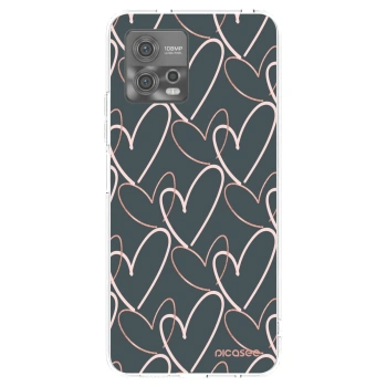 Picasee silikonový průhledný obal pro Motorola Moto G72 - Hodně lásky