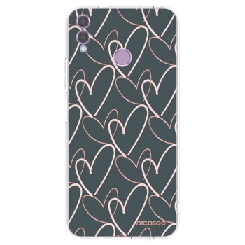 Picasee silikonový průhledný obal pro Honor 8X - Hodně lásky
