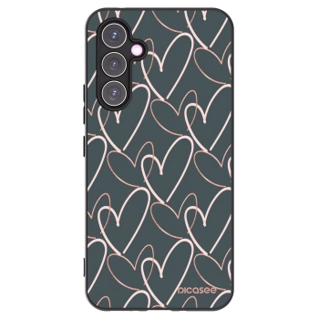 Picasee silikonový černý obal pro Samsung Galaxy A54 5G A546B - Hodně lásky
