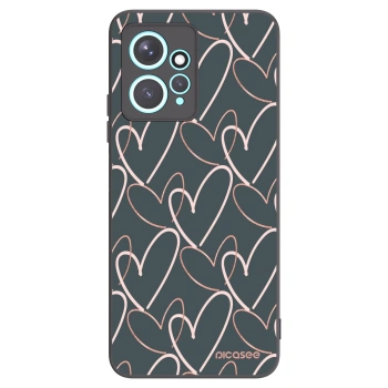 Picasee silikonový černý obal pro Xiaomi Redmi Note 12 4G - Hodně lásky
