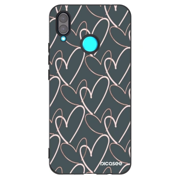 Picasee silikonový černý obal pro Huawei Nova 3 - Hodně lásky
