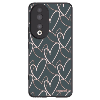 Picasee silikonový černý obal pro Honor 90 5G - Hodně lásky