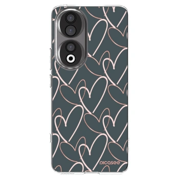 Picasee silikonový průhledný obal pro Honor 90 5G - Hodně lásky