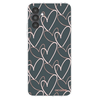 Picasee silikonový průhledný obal pro Samsung Galaxy A04s A047F - Hodně lásky