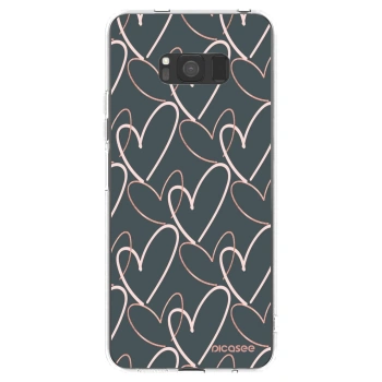 Picasee silikonový průhledný obal pro Samsung Galaxy S8 G950F - Hodně lásky