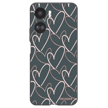 Picasee silikonový černý obal pro Honor 90 Lite 5G - Hodně lásky