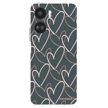 Picasee silikonový průhledný obal pro Honor 90 Lite 5G - Hodně lásky