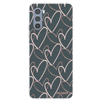 Picasee silikonový průhledný obal pro Motorola Moto G62 - Hodně lásky