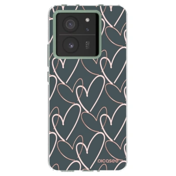 Picasee silikonový průhledný obal pro Xiaomi 13T - Hodně lásky