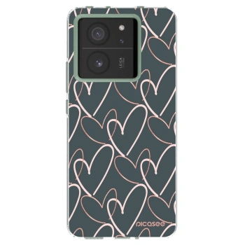 Picasee silikonový průhledný obal pro Xiaomi 13T Pro - Hodně lásky