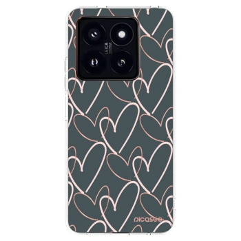 Picasee silikonový průhledný obal pro Xiaomi 14 Pro - Hodně lásky